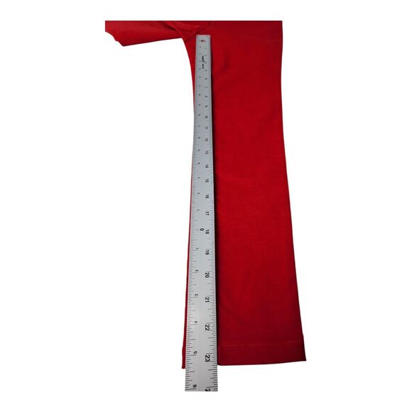 NWT JACADI Paris Madison Girl's Corduroy Sz 8 Yrs Red Skinny Slim Jeans French - Picture 5 of 10